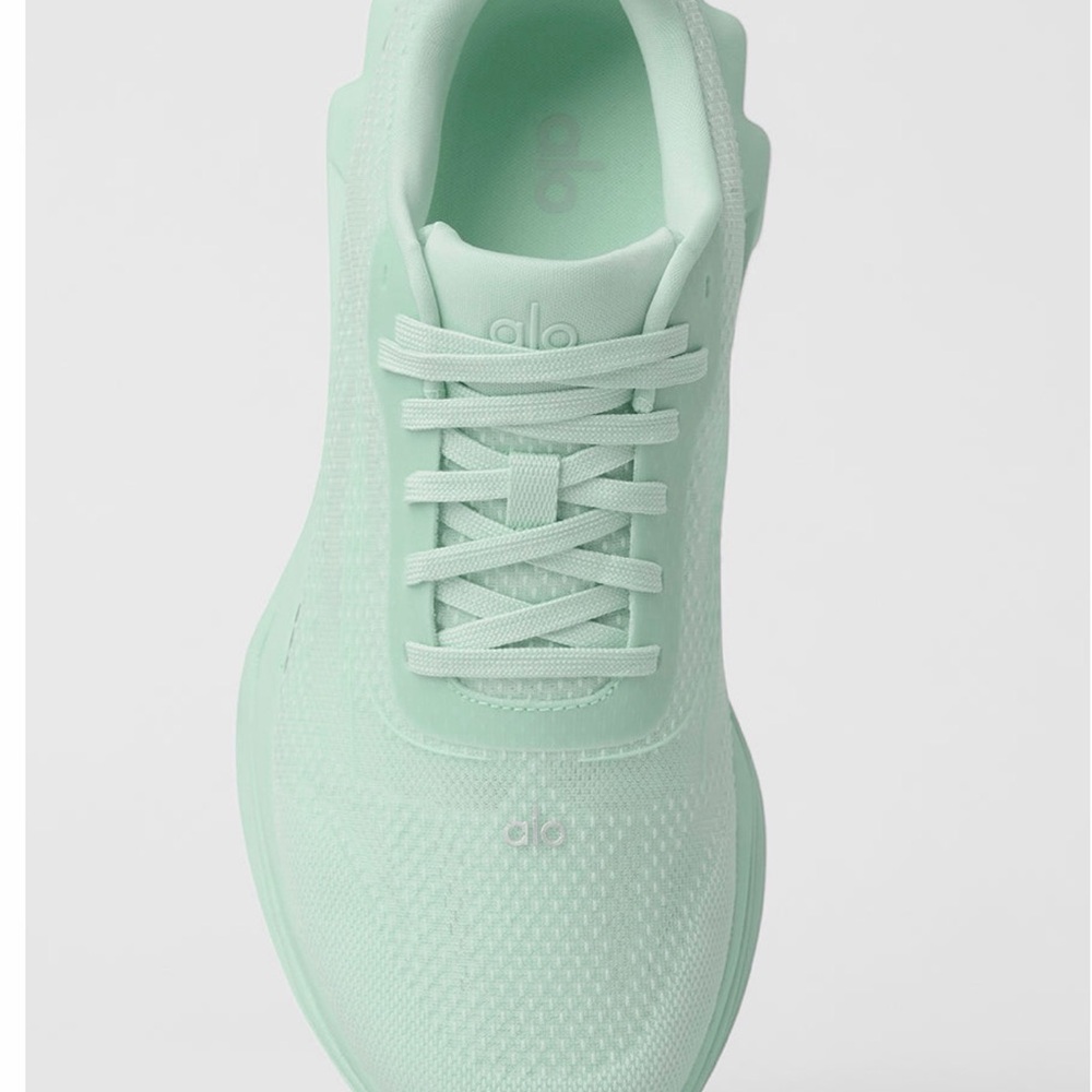 ALO Yoga Women's Light Green Athletic Shoes - Picture 5 of 5